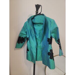 Marisa Baratelli Thai Silk Jacket SZ 8